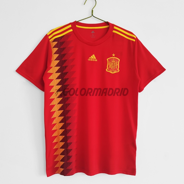 Camiseta España Primera Equipación Retro 2018 |