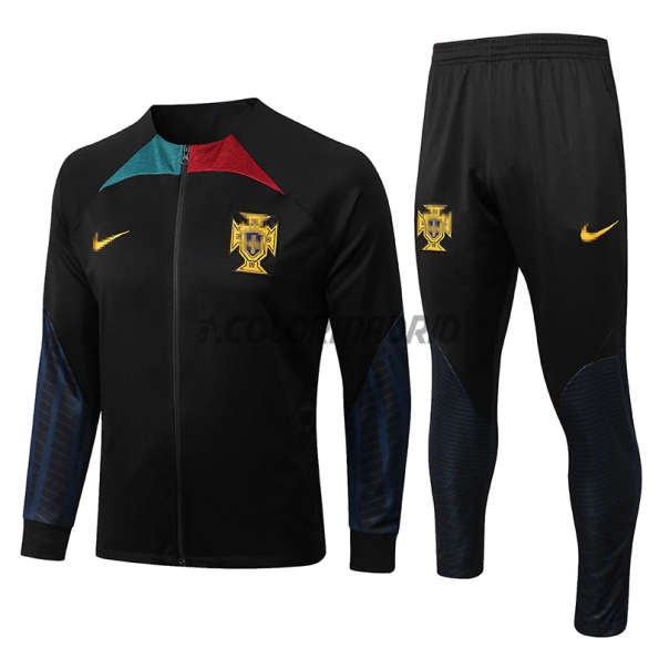 2022 Portugal Black Training Kit(Jacket+Trouser)