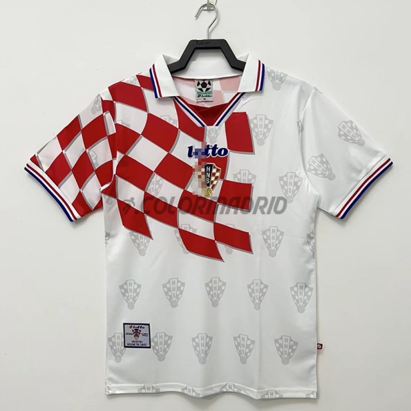 Croatia Soccer Jersey Home Retro 1998