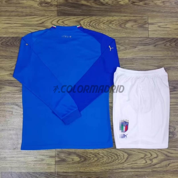 Camiseta Italia Primera Equipación 2022 Copa Mundial Kit ML