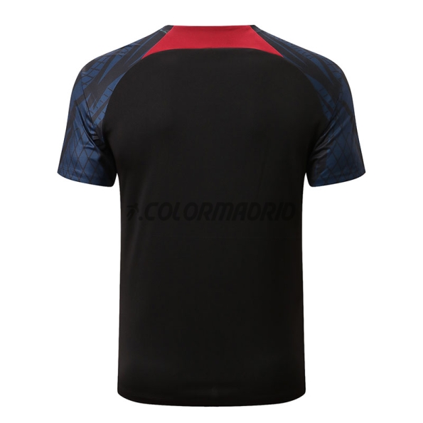 2022 Portugal Training Shirt-Black/Blue
