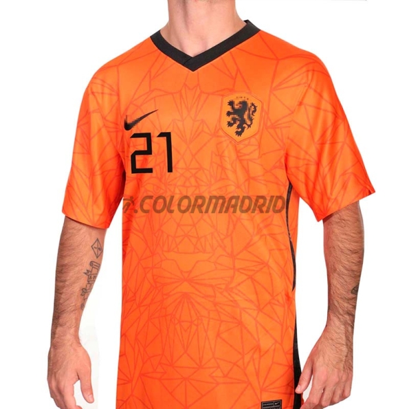 Camiseta F.De Jong 21 Holanda 1ª Equipación 2020