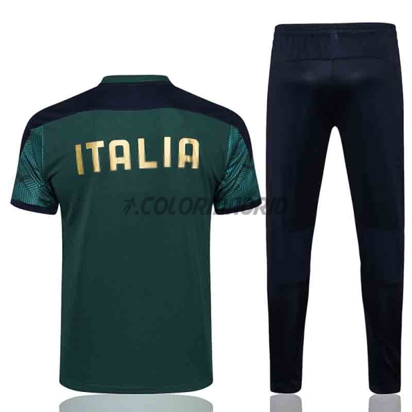 2021/2022 Italy Training Shirt-Dark Green