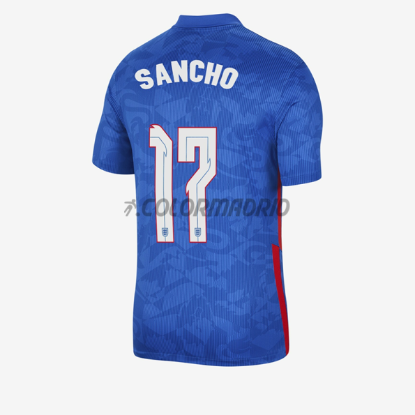 Camiseta Sancho 17 Inglaterra Segunda Equipación 2021