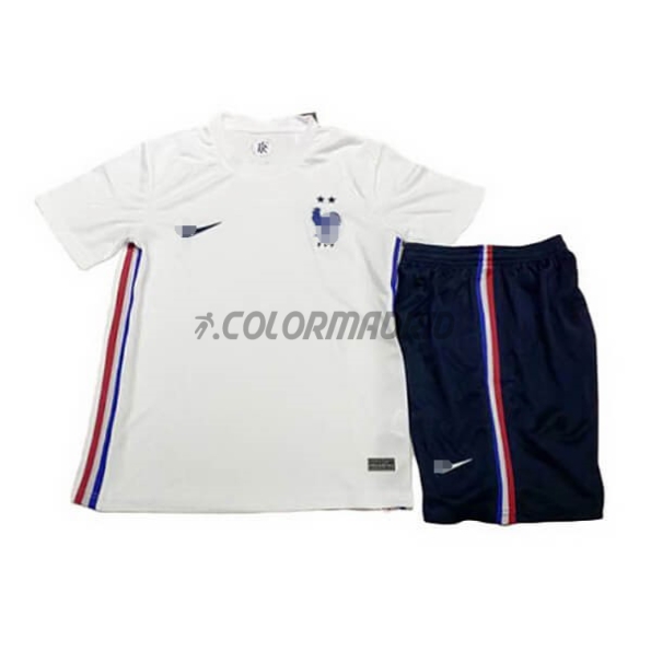 France Kid's Soccer Jersey Kit Away 2020