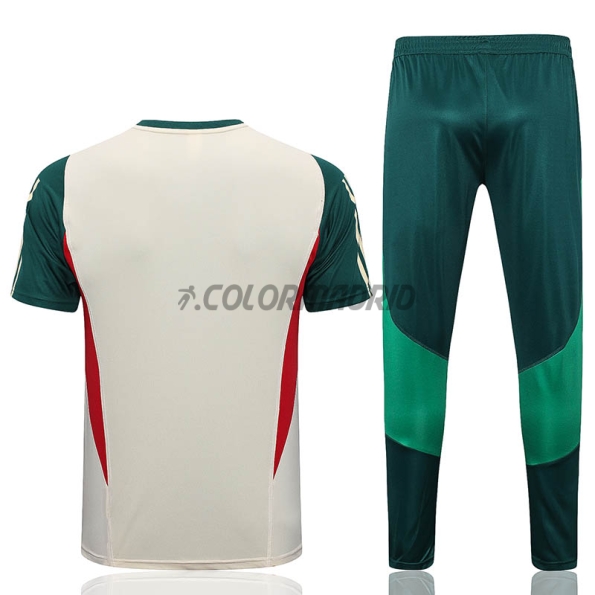 Camiseta de Entrenamiento México 2022 Kit Beige/Verde