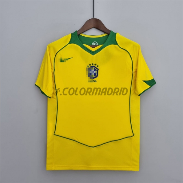 Brazil Soccer Jersey Home Retro 2004/06