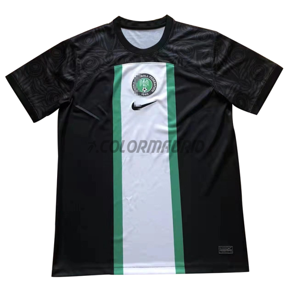 Nigeria Black/White Soccer Jersey 2022
