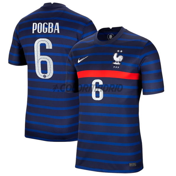Maillot Paul Pogba 6 France 2021 Domicile