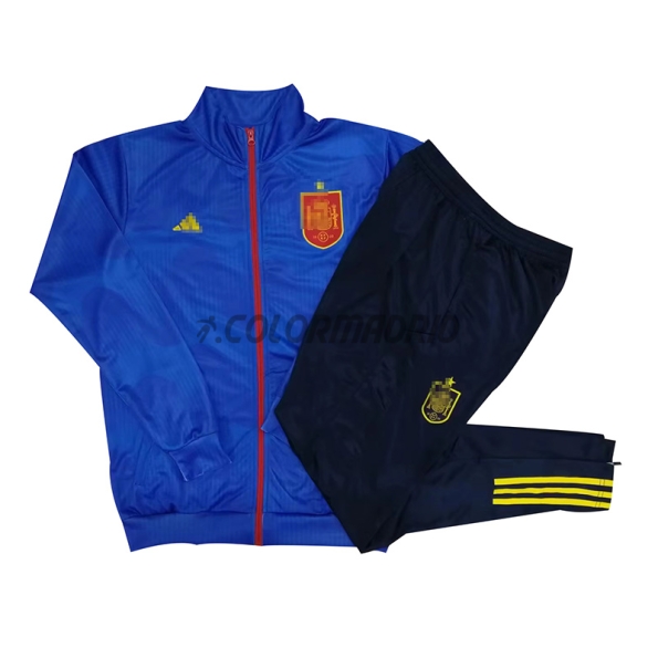 2022 Spain Royal Blue Training Kit (Jacket+Trouser)