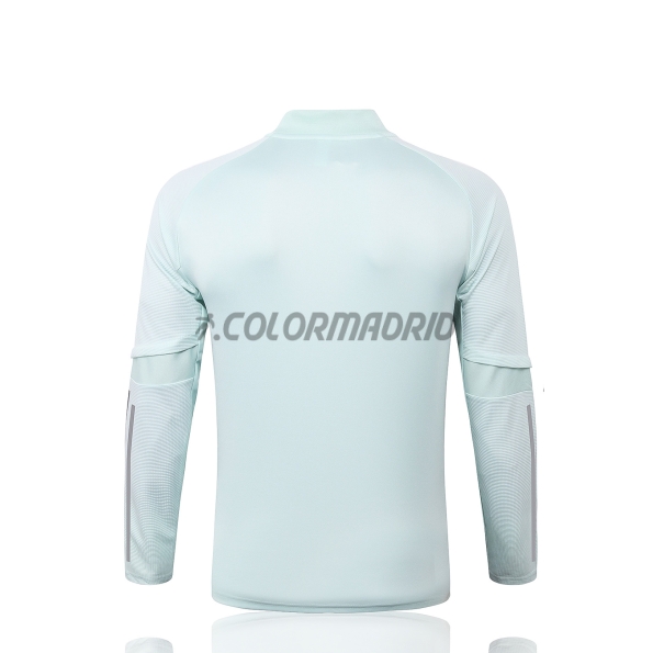 2020 Spain Light Green O-Neck Training Sweat Shirt Kit(Top+Trouser)