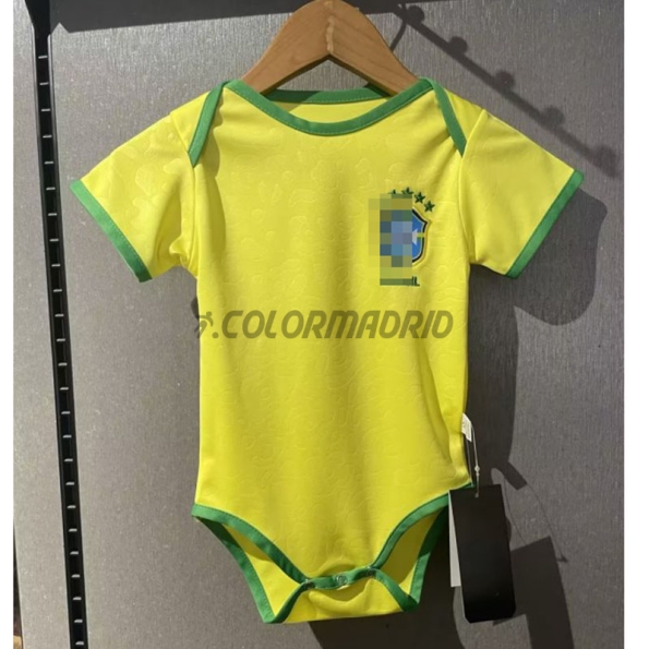 Camiseta Brasil Primera Equipación 2022 Baby