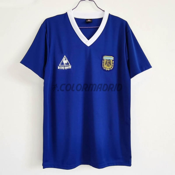 Camiseta Argentina Segunda Equipación Retro 1986
