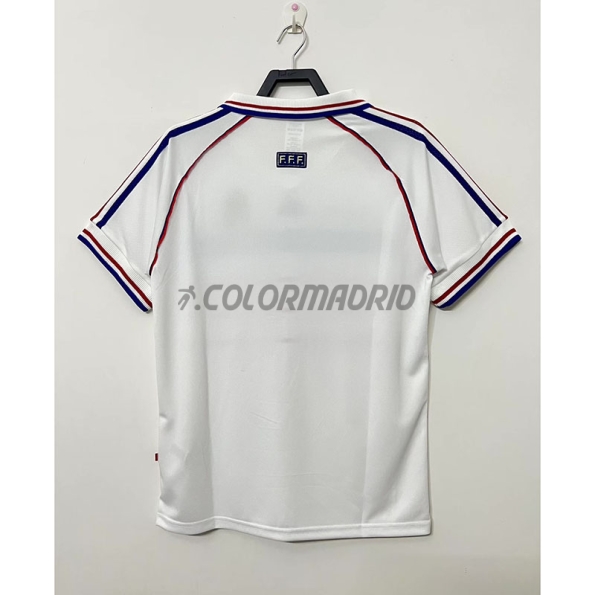 Camiseta Francia Segunda Equipación Retro 1998