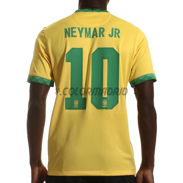 Neymar 10 Brazil Soccer Jersey Home 2020