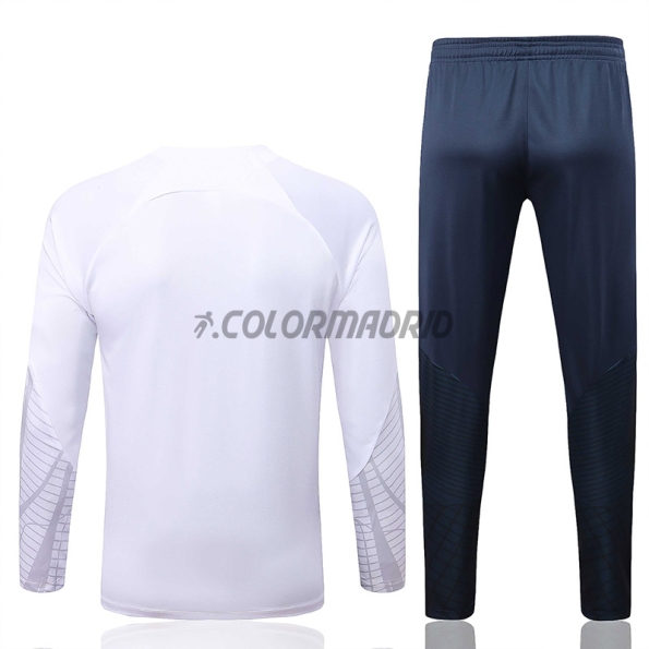 France Kid's Sweat Kit (Top+Pants) White 2022