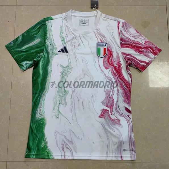 Camiseta Italia 2023 Pre-Match Blanco/Verde/Rojo