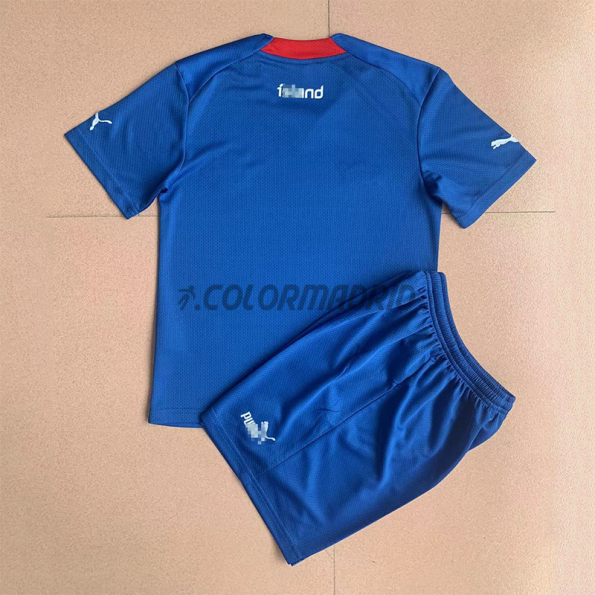 Camiseta Islandia Primera Equipación 2022 Niño Kit