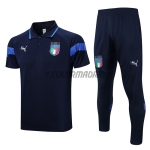 Polo Kit Italie 2022 Bleu Marine