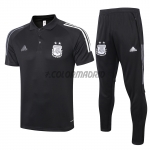 Argentina Black Training Kit(Polo Shirt+Pants) 2020