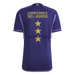 Camiseta Argentina Segunda Equipación 2022 3 Estrellas Campeones del Mundo