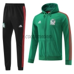 2022 Mexico Green/Red Hoodie Training Jacket