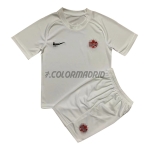 Camiseta Canadá Segunda Equipación 2022 Niño Kit Mundial