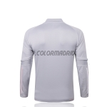 2020 Germany Light Gray Zipper Training Sweatshirt