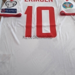 Camiseta ERIKSEN 10 Dinamarca Segunda Equipación 2020