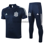 Spain Dark Blue Training Kit(Polo Shirt+Pants) 2020