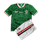 Camiseta México Primera Equipación Retro 1998 Niño Kit