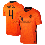 Camiseta Virgil 4 Holanda Primera Equipación 2021
