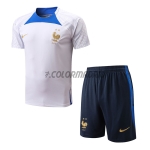 Camiseta de Entrenamiento Francia 2022 Kit Blanco