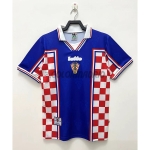 Croatia Soccer Jersey Away 1998 Retro Version