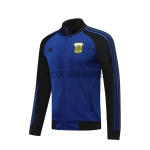 2020 Argentina Royal Blue/Black High Neck Collar Training Jacket