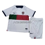Portugal Kid's Soccer Jersey Away Kit 2022