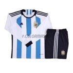 Camiseta Argentina Primera Equipación 2022 Copa Mundial Kit ML