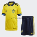 Camiseta Suecia 1ª Equipación 2020 Eurocopa Niño kit
