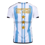 Maillot Argentine 2022 Domicile 3 Étoiles Champions du Monde