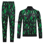 2020 Nigeria Black/Green High Neck Collar Training Jacket