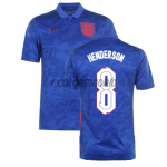 Camiseta Henderson 8 Inglaterra Segunda Equipación 2021