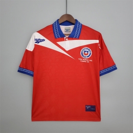 Chile Retro Edition Soccer Jersey Home 1998