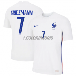 Maillot Antoine Griezmann 7 France 2021 Extérieur