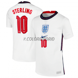 STERLING 10 England Soccer Jersey Home 2021
