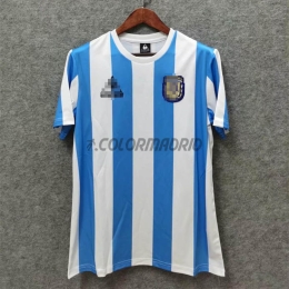 Camiseta Argentina Primera Equipación Retro 1986